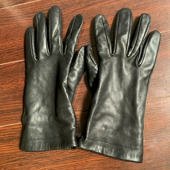 Leather touchscreen gloves - Picture 3 of 4